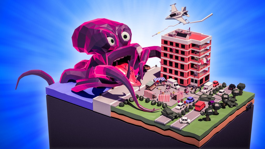 Low poly street catastrophe  preview image 1
